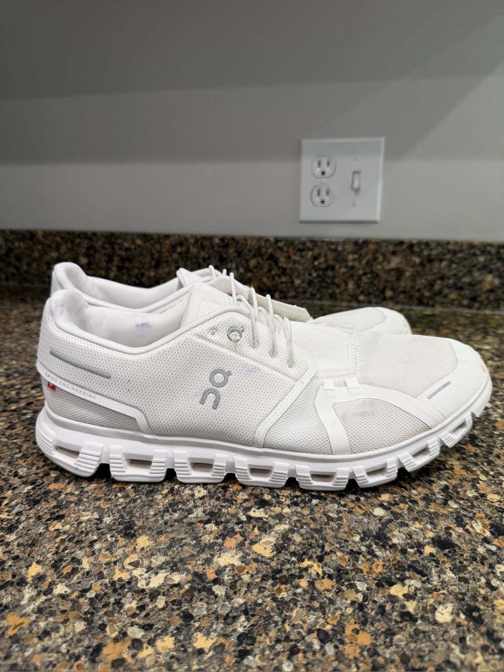 On Running All-White Men's Athletic Running Shoes 13